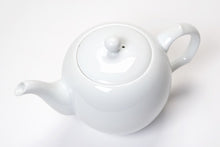Charger l'image dans la galerie, Théière blanche en porcelaine avec filtre 750ml