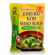 Charger l&#39;image dans la galerie, Enjuku Koji Soupe Miso Onions Verts 153.6g
