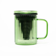 Charger l'image dans la galerie, Tasse avec infuseur (vert jade)
